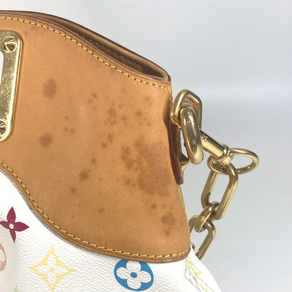 LOUIS VUITTON M40253 モノグラムマルチカラー ジュディGM カバン 肩掛け チェーン ハンドバッグ 2WAYバッグ ショルダーバッグ モノグラムマルチカラーキャンバス レディース ブロン ホワイト - brandshop-reference