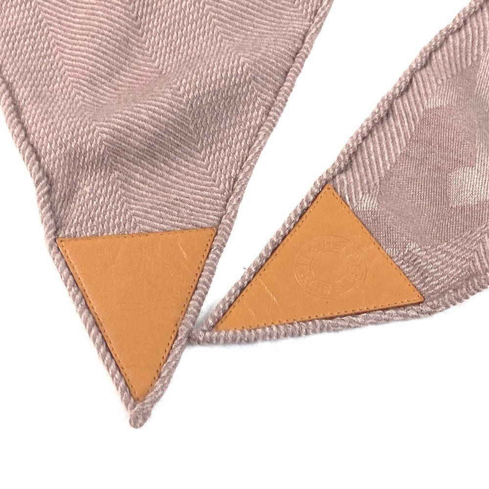 HERMES ロザンジュ 《ニュー・リブリス》 ひし形 スカーフ カシミヤ レディース パープルピンク系 - brandshop-reference