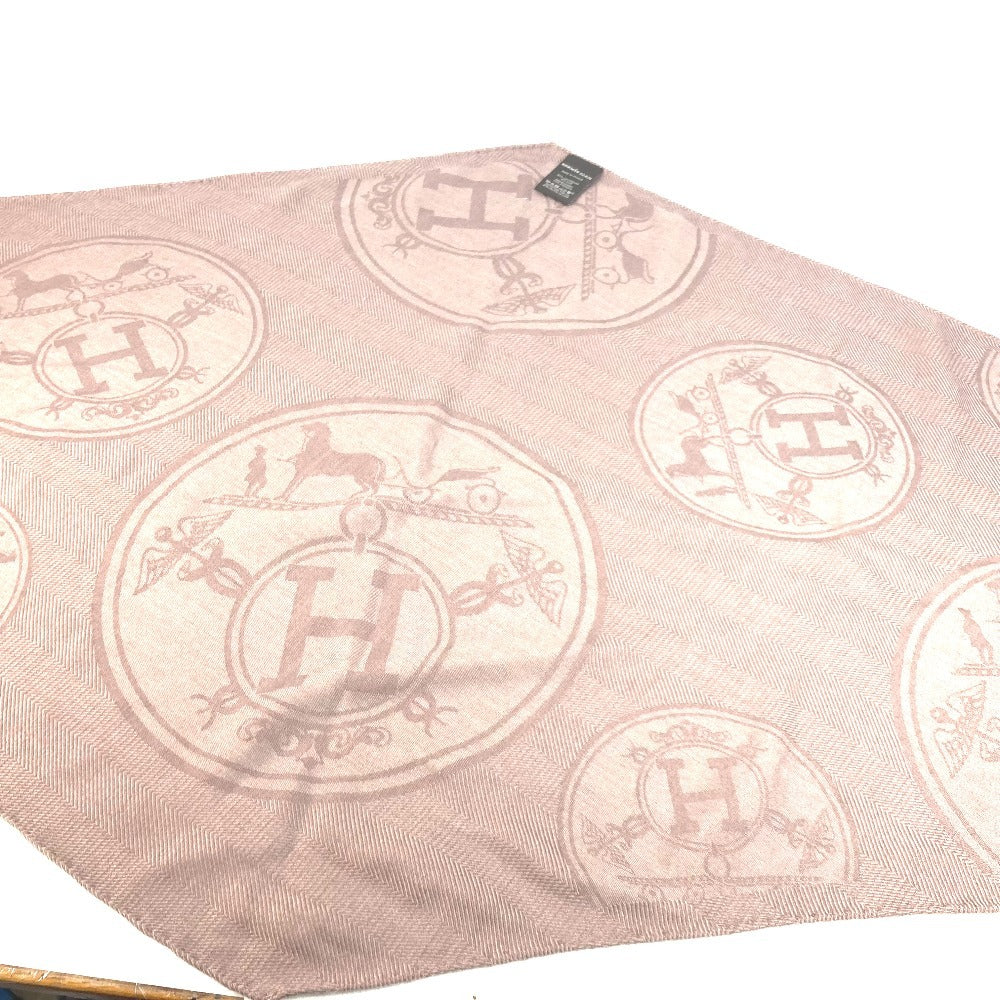 HERMES ロザンジュ 《ニュー・リブリス》 ひし形 スカーフ カシミヤ レディース パープルピンク系 - brandshop-reference