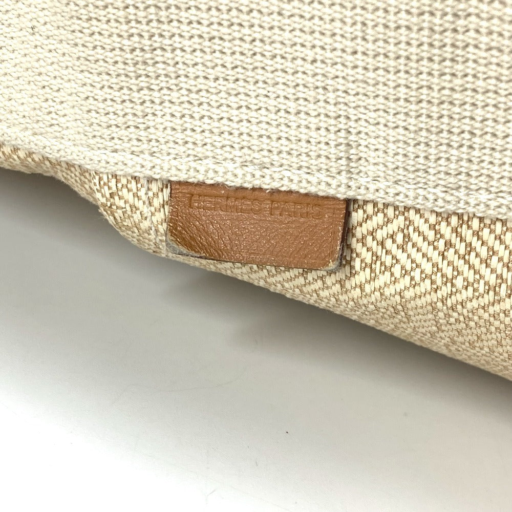 HERMES Saxo PM Saxo PM 백 토트 백 핸드백 캔버스 여성 베이지