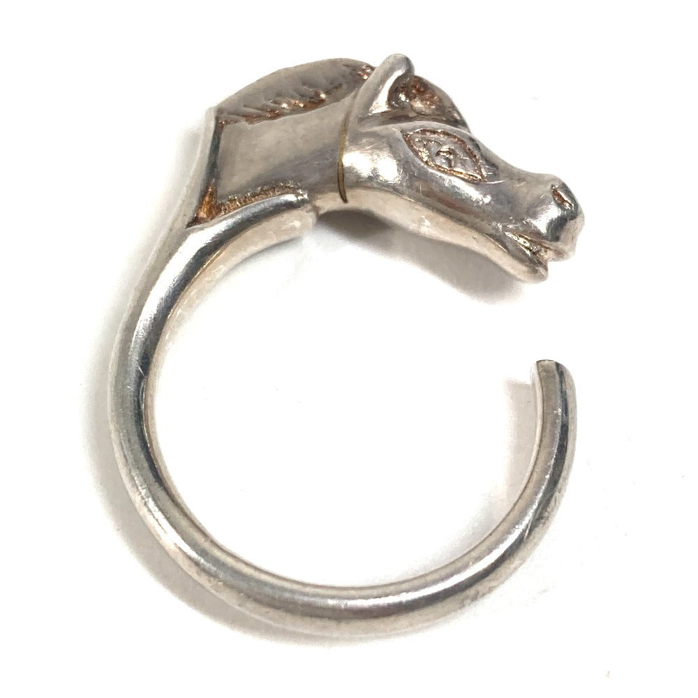 HERMES シュバル ホース 馬 アクセサリー リング・指輪 メタル ユニセックス シルバー