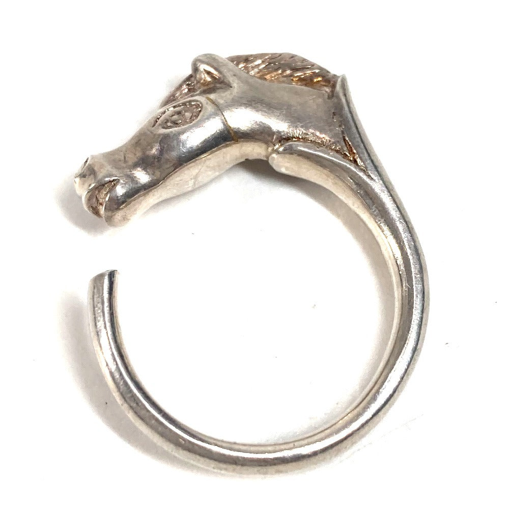 HERMES シュバル ホース 馬 アクセサリー リング・指輪 メタル ユニセックス シルバー
