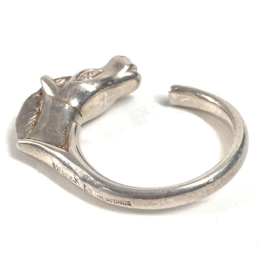 HERMES シュバル ホース 馬 アクセサリー リング・指輪 メタル ユニセックス シルバー