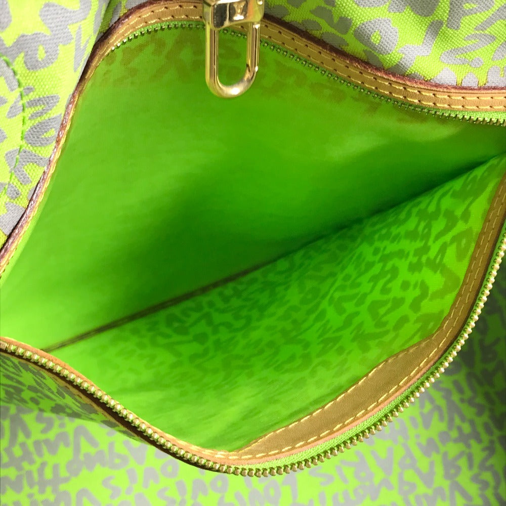 LOUIS VUITTON M93703 Monogram Graffiti Neverfull GM Neverfull GM Shoulder Bag Bag Shoulder Tote Bag Monogram Graffiti Canvas Women's Veil Green