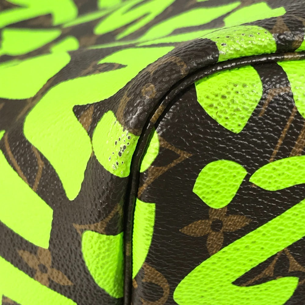 LOUIS VUITTON M93703 Monogram Graffiti Neverfull GM Neverfull GM Shoulder Bag Bag Shoulder Tote Bag Monogram Graffiti Canvas Women's Veil Green