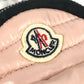 MONCLER 6F00001 Backpack Rucksack Logo Back Charm Accessory Keychain Nylon Unisex Pink