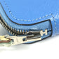 HERMES Azap Long Silk-in Long Wallet Round Zipper Long Wallet Epson Unisex Blue Paradise Blue