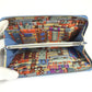 HERMES Azap Long Silk-in Long Wallet Round Zipper Long Wallet Epson Unisex Blue Paradise Blue