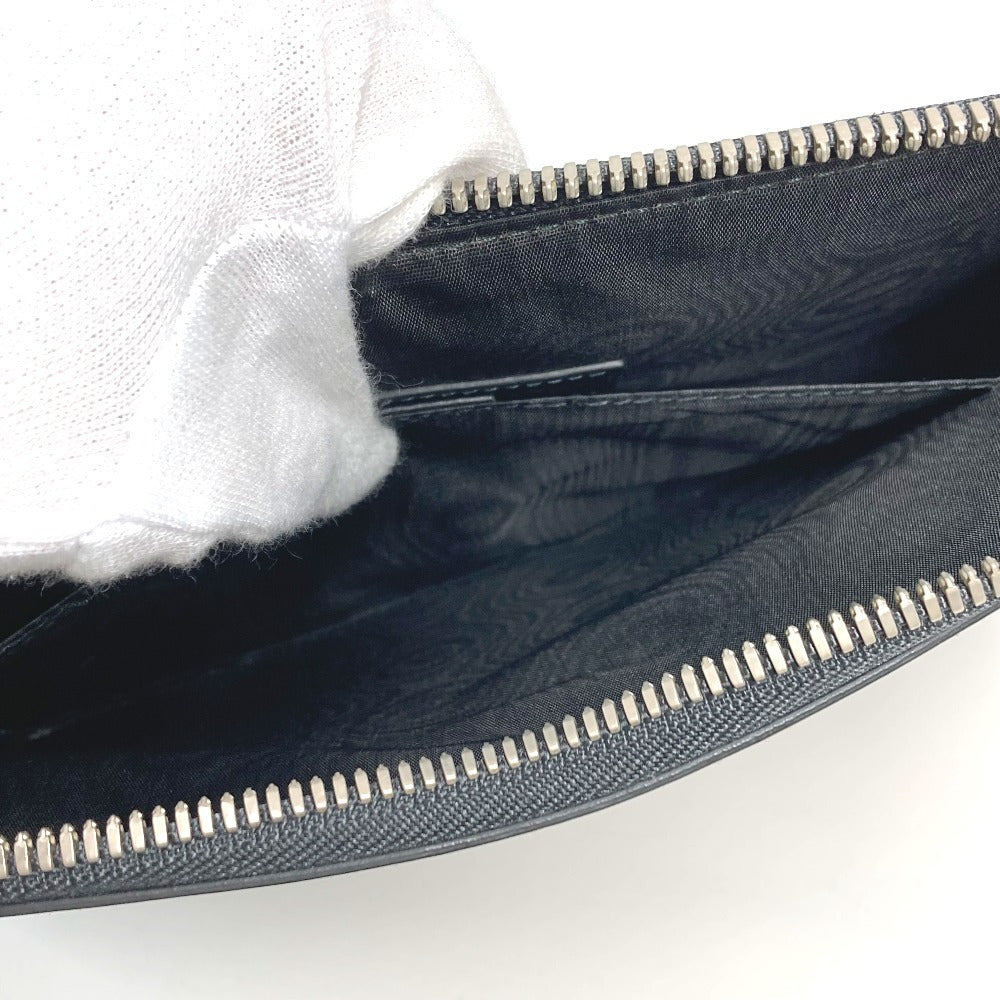 GUCCI 523441 Sega collaboration GUCCY logo with handle bag pouch second bag clutch bag leather unisex black