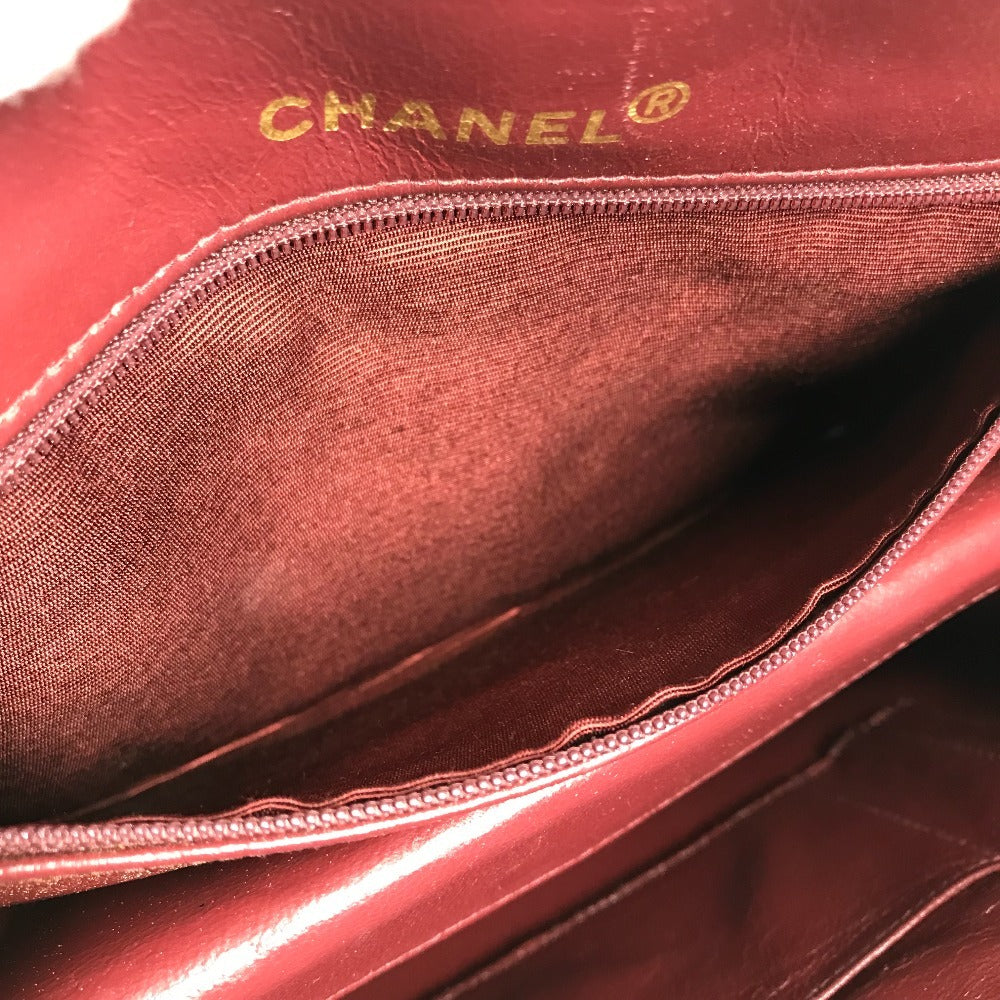 CHANEL Vintage Quilted Shoulder Bag Shoulder Bag Jersey Women's Navy