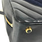 CHANEL Vintage Quilted Shoulder Bag Shoulder Bag Jersey Women's Navy