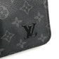 LOUIS VUITTON M46255 Monogram Eclipse District PM NV3 Bag Crossbody Flap Shoulder Bag Monogram Eclipse Canvas Unisex Black
