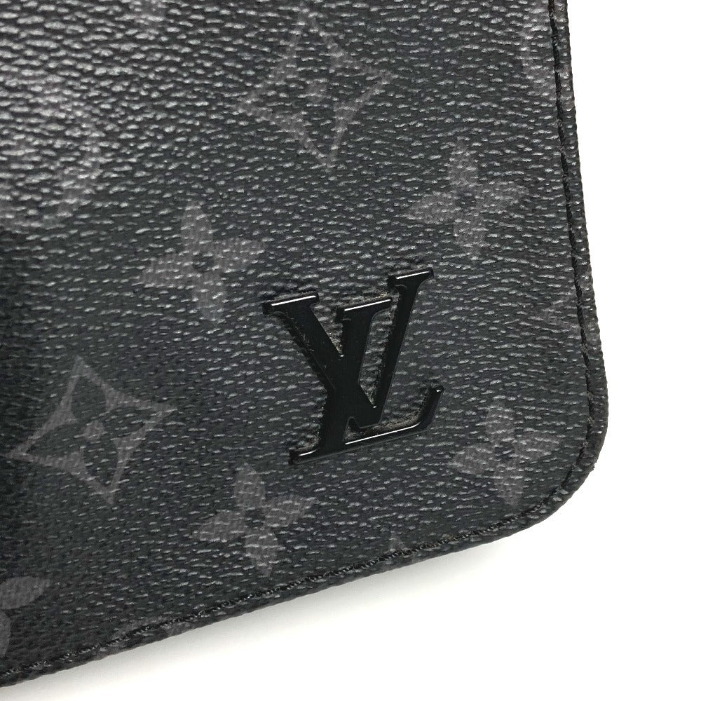 LOUIS VUITTON M46255 Monogram Eclipse District PM NV3 Bag Crossbody Flap Shoulder Bag Monogram Eclipse Canvas Unisex Black