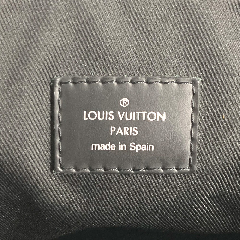 LOUIS VUITTON M46255 Monogram Eclipse District PM NV3 Bag Crossbody Flap Shoulder Bag Monogram Eclipse Canvas Unisex Black