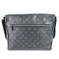 LOUIS VUITTON M46255 Monogram Eclipse District PM NV3 Bag Crossbody Flap Shoulder Bag Monogram Eclipse Canvas Unisex Black