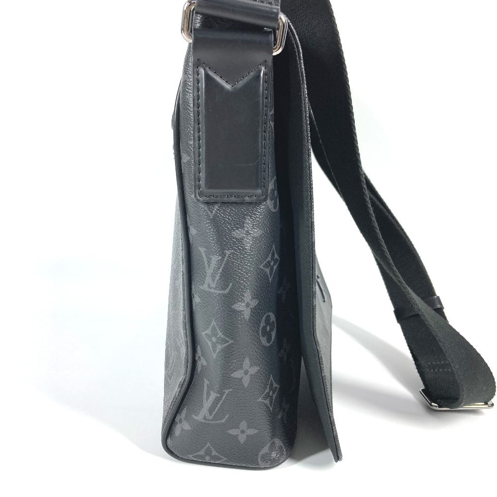 LOUIS VUITTON M46255 Monogram Eclipse District PM NV3 Bag Crossbody Flap Shoulder Bag Monogram Eclipse Canvas Unisex Black