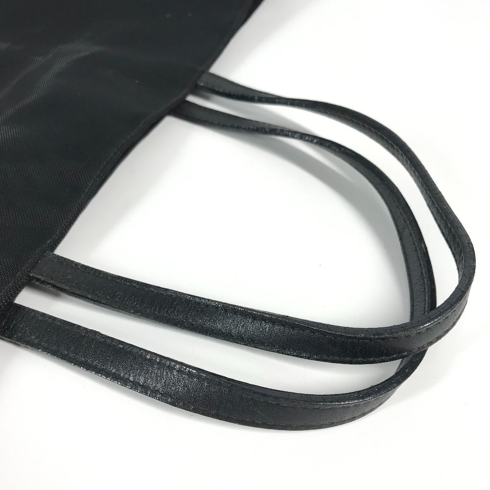 FENDI FF Logo Mesh Big Bag Bag Tote Bag Beach Bag Handbag Nylon Mesh Women's Black