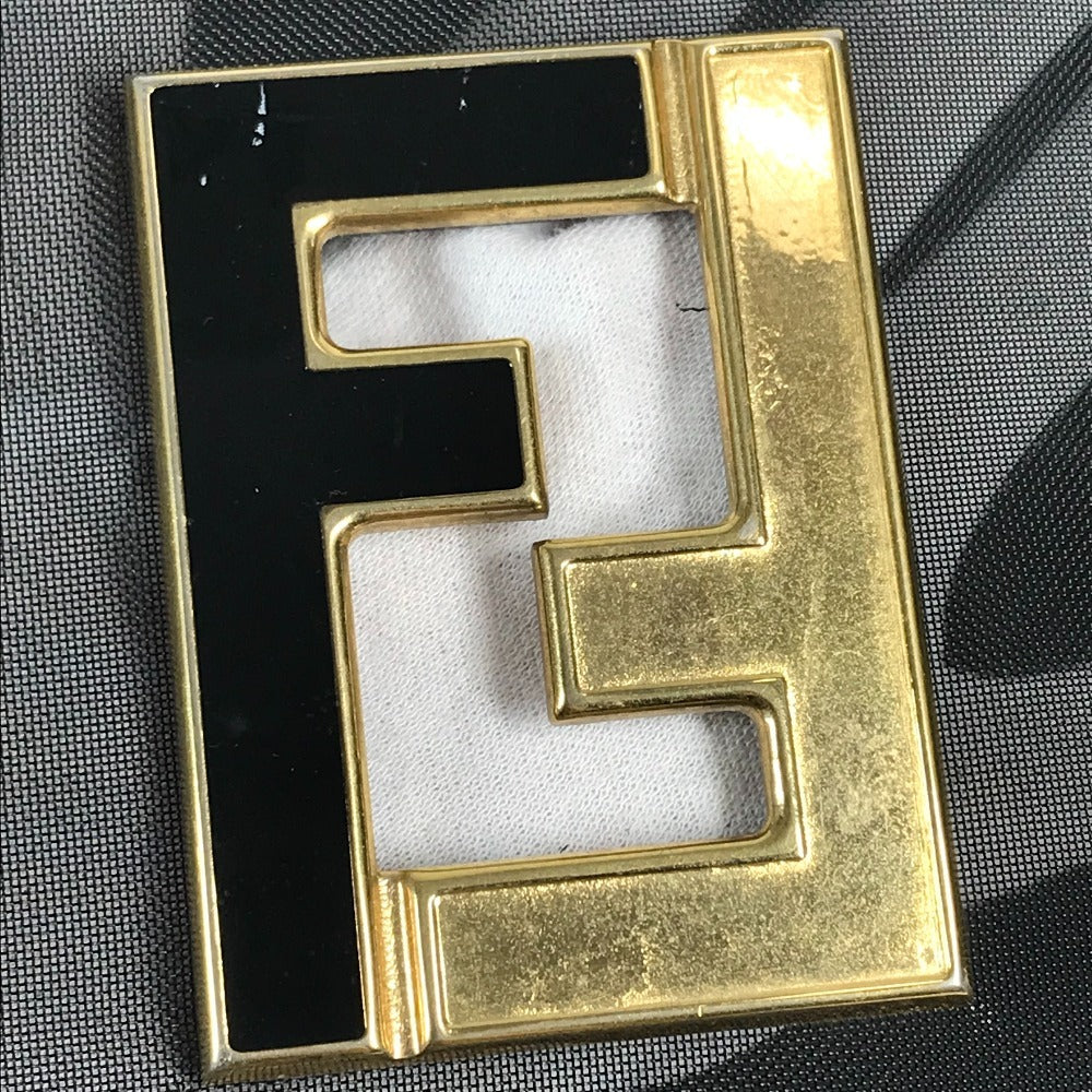 FENDI FF Logo Mesh Big Bag Bag Tote Bag Beach Bag Handbag Nylon Mesh Women's Black