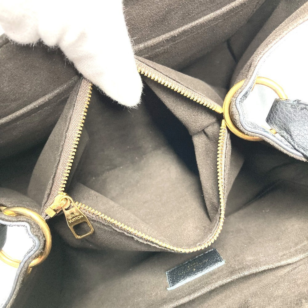 Louis Vuitton M50439 Monogram Emprene Trocadéro Bag Tote Bag Flap Handbag Monogram Emprene Kulit Wanita Noir Hitam