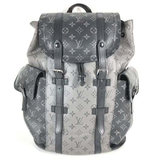 LOUIS VUITTON M45419 Monogram Eclipse Reverse Christopher MM Backpack Bag Rucksack Monogram Eclipse Canvas Unisex Black
