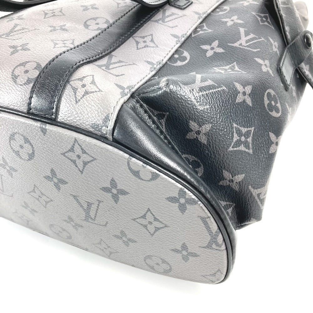 LOUIS VUITTON M45419 Monogram Eclipse Reverse Christopher MM Backpack Bag Rucksack Monogram Eclipse Canvas Unisex Black