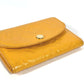Louis Vuitton M11411 Monogram Empreinte Portomone Rosali Wallet Coin Purse Coin Case Monogram Empreinte Kulit Unisex Jaune Doll Kuning Kuning