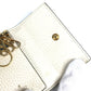 GUCCI 456118 Logo GG 6 Key Case Key 6P Key Case PVC/Leather Unisex Beige