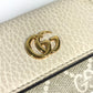 GUCCI 456118 Logo GG 6 Key Case Key 6P Key Case PVC/Leather Unisex Beige