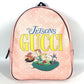 GUCCI 433578 The JETSONS Space Family Jetsons Children Logo Backpack Bag Rucksack PVC/Leather Kids Pink