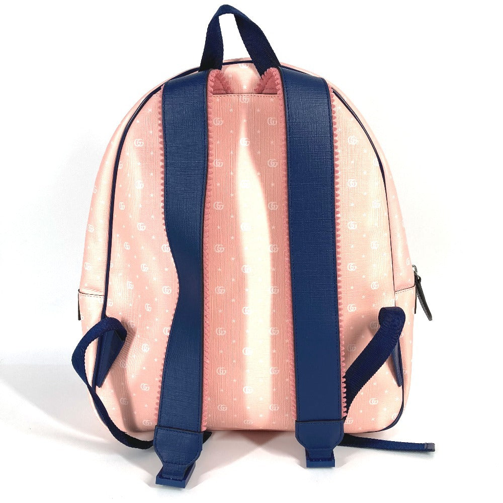GUCCI 433578 The JETSONS Space Family Jetsons Children Logo Backpack Bag Rucksack PVC/Leather Kids Pink