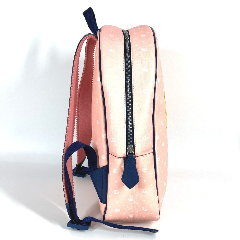 GUCCI 433578 The JETSONS Space Family Jetsons Children Logo Backpack Bag Rucksack PVC/Leather Kids Pink