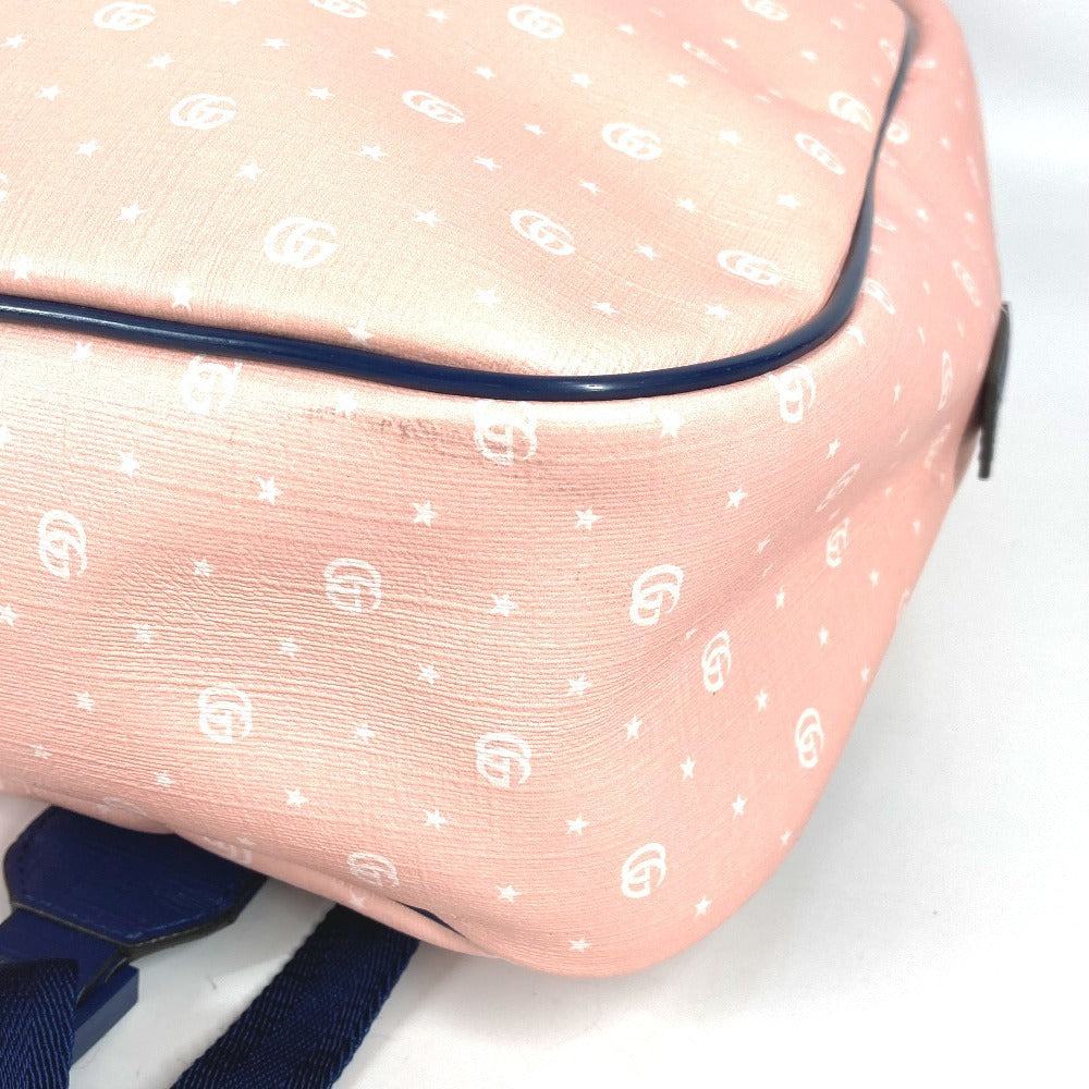 GUCCI 433578 The JETSONS Space Family Jetsons Children Logo Backpack Bag Rucksack PVC/Leather Kids Pink