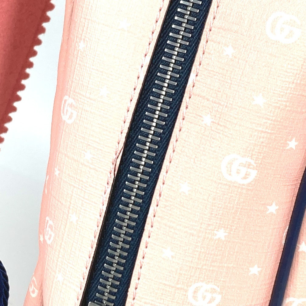 GUCCI 433578 The JETSONS Space Family Jetsons Children Logo Backpack Bag Rucksack PVC/Leather Kids Pink