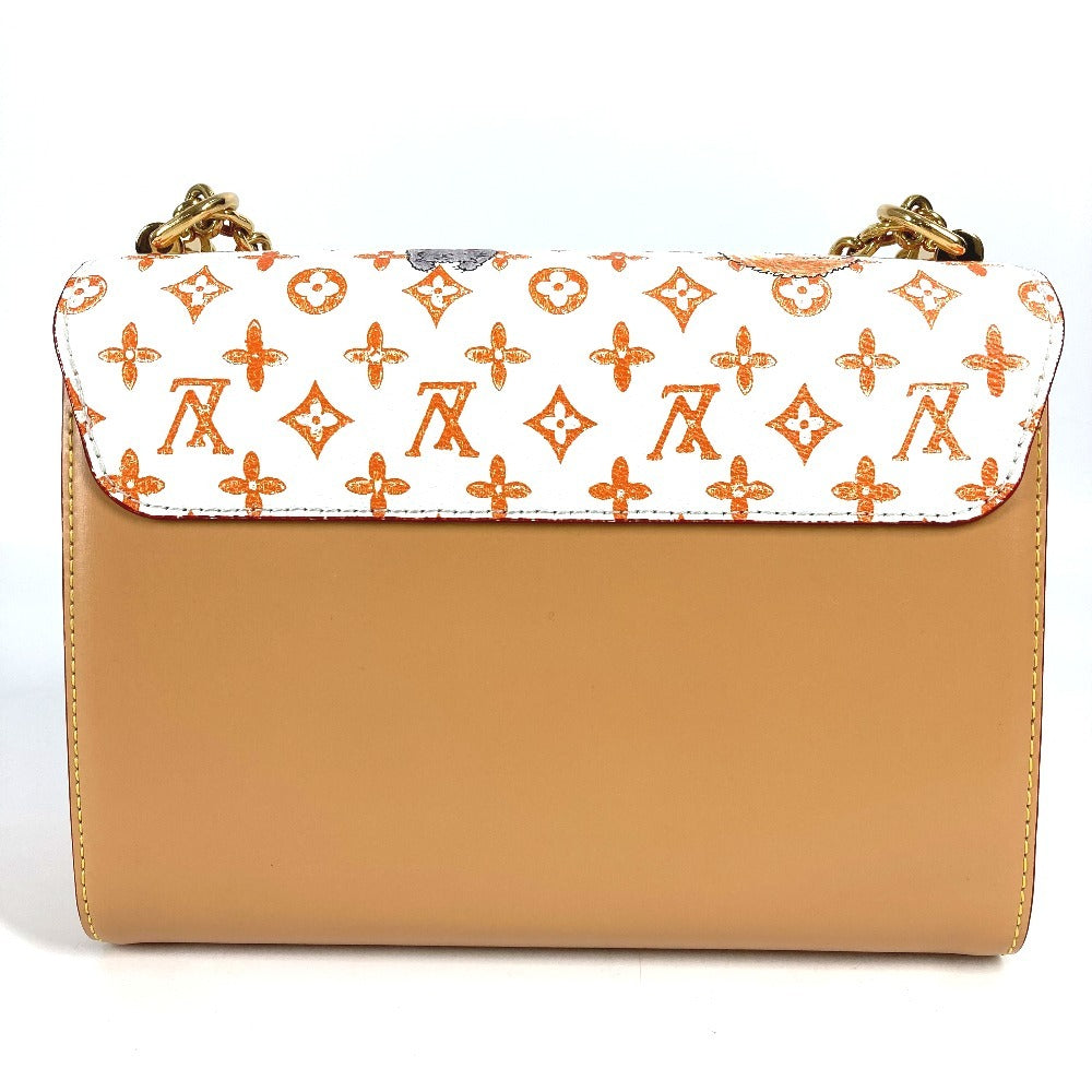 LOUIS VUITTON M44460 Monogram Catgram Cat Sack Twist MM Bolso Bolso con cadena Bolso bandolera con cadena Bolso de hombro Monogram Canvas Mujer Bronce Blanco