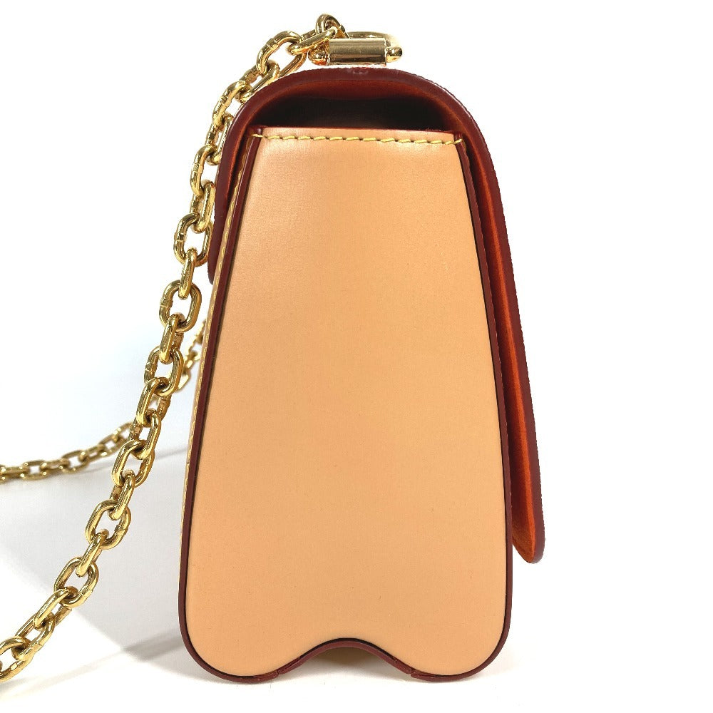 LOUIS VUITTON M44460 Monogram Catgram Cat Sack Twist MM Bolso Bolso con cadena Bolso bandolera con cadena Bolso de hombro Monogram Canvas Mujer Bronce Blanco