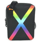 LOUIS VUITTON M30332 Taiga Rainbow Danube Messenger Bag Crossbody Pochette Bolso de hombro Taiga Cuero Unisex Negro