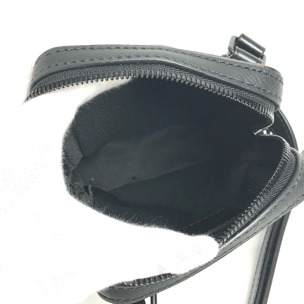 LOUIS VUITTON M30332 Taiga Rainbow Danube Messenger Bag Crossbody Pochette Bolso de hombro Taiga Cuero Unisex Negro