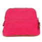 Hermes Bolide Pouch Mini Mini Pouch Makeup Pouch Pouch Pouch Pouch Cotton Unisex Pink