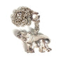 HERMES Hippopotamus Charm Keychain Bag Charm Charm Chain Charm SV925 Unisex Silver