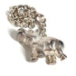 HERMES Hippopotamus Charm Keychain Bag Charm Charm Chain Charm SV925 Unisex Silver