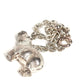 HERMES Hippopotamus Charm Keychain Bag Charm Charm Chain Charm SV925 Unisex Silver