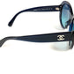 CHANEL 5372-A CC Coco Mark Logo Glasses Eyewear Glasses Sunglasses Plastic Ladies Blue