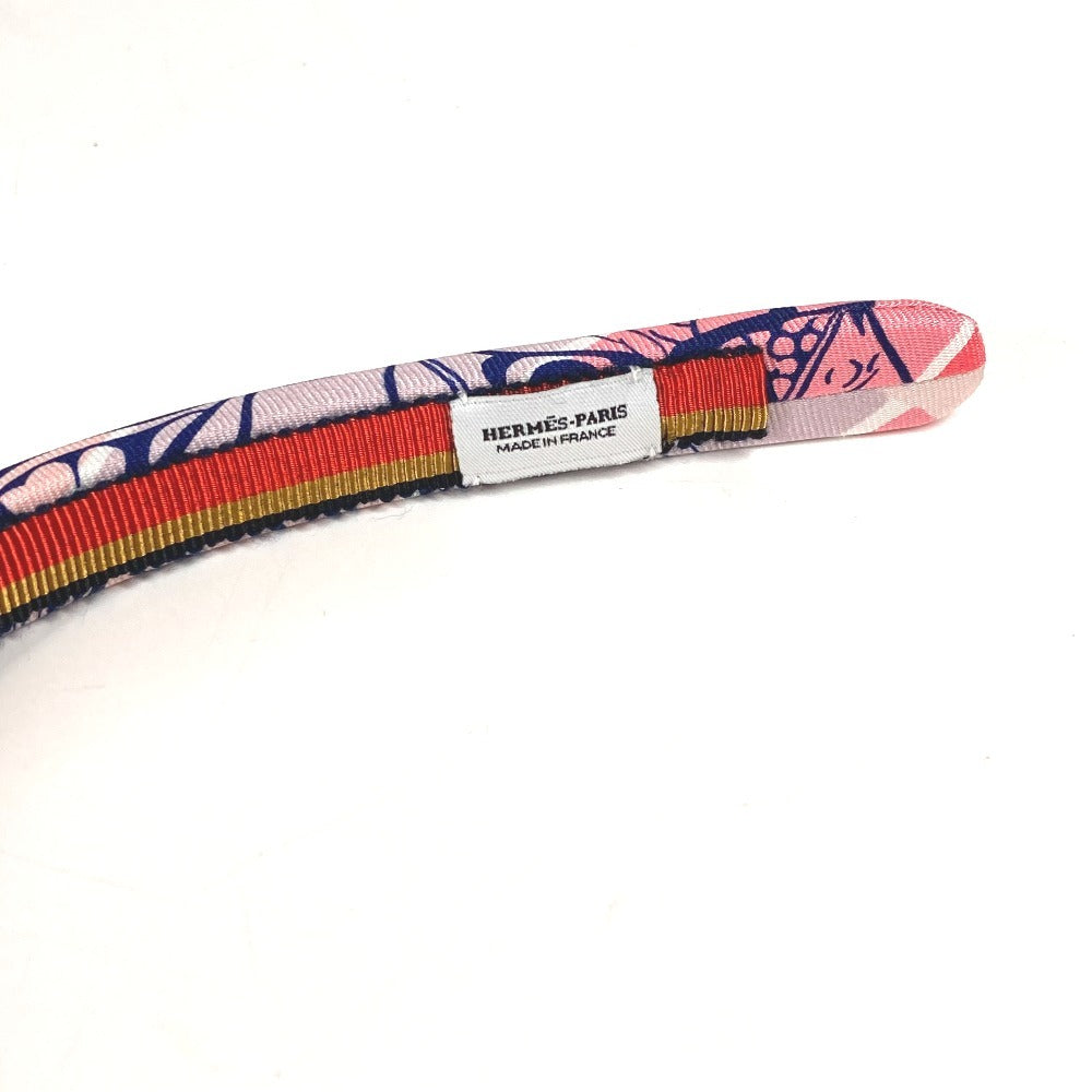 HERMES Jungle Love Elsa Hair Accessory Hair Band Headband Headband Silk Women's Pink