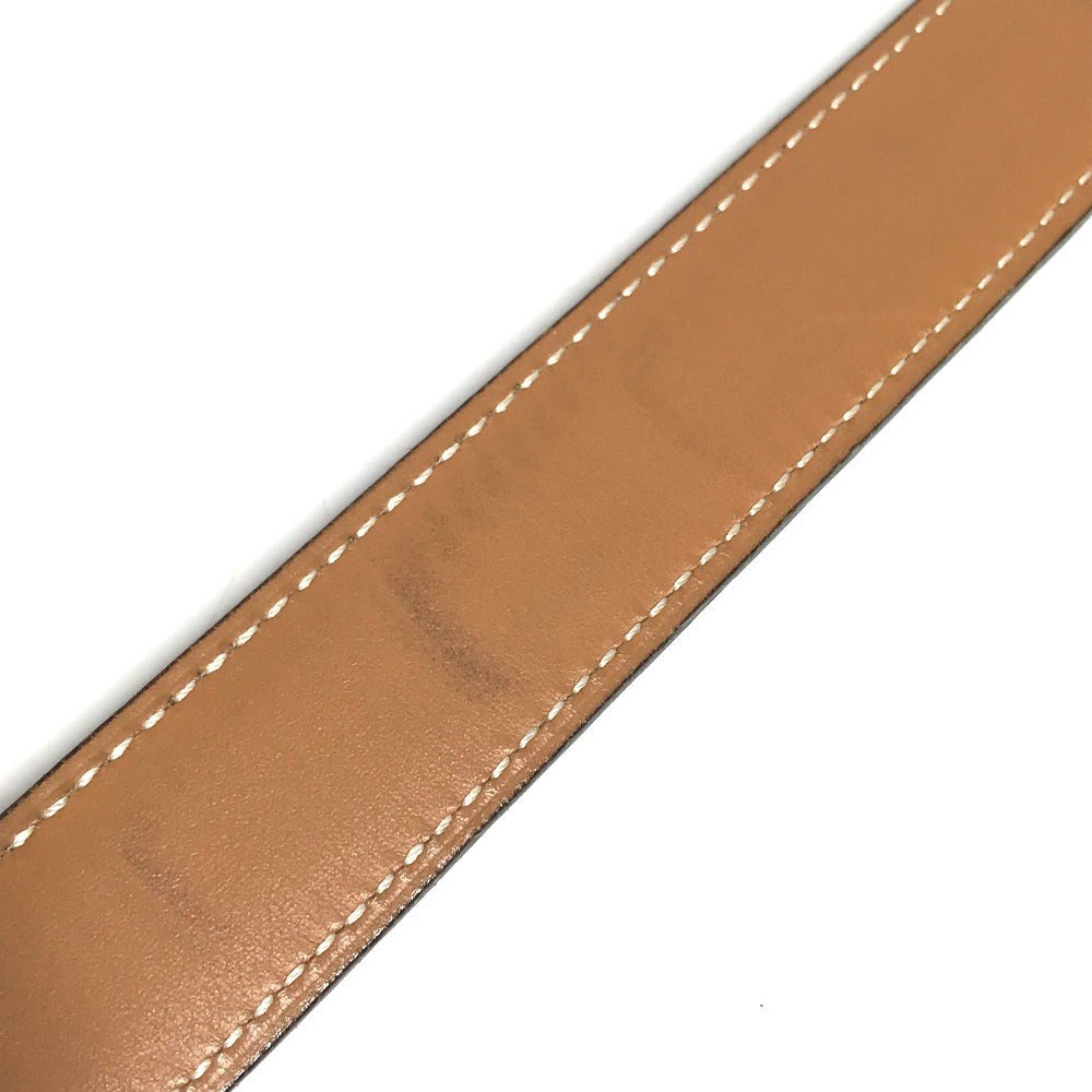 HERMES ベルトのみ ボトムス用ベルト ベルト レザー レディース ブラック