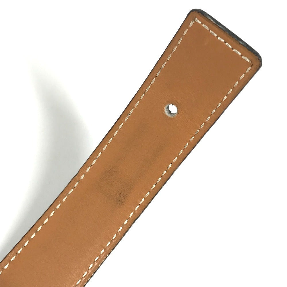 HERMES ベルトのみ ボトムス用ベルト ベルト レザー レディース ブラック