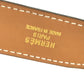 HERMES ベルトのみ ボトムス用ベルト ベルト レザー レディース ブラック