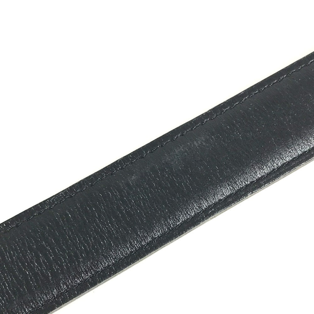 HERMES ベルトのみ ボトムス用ベルト ベルト レザー レディース ブラック