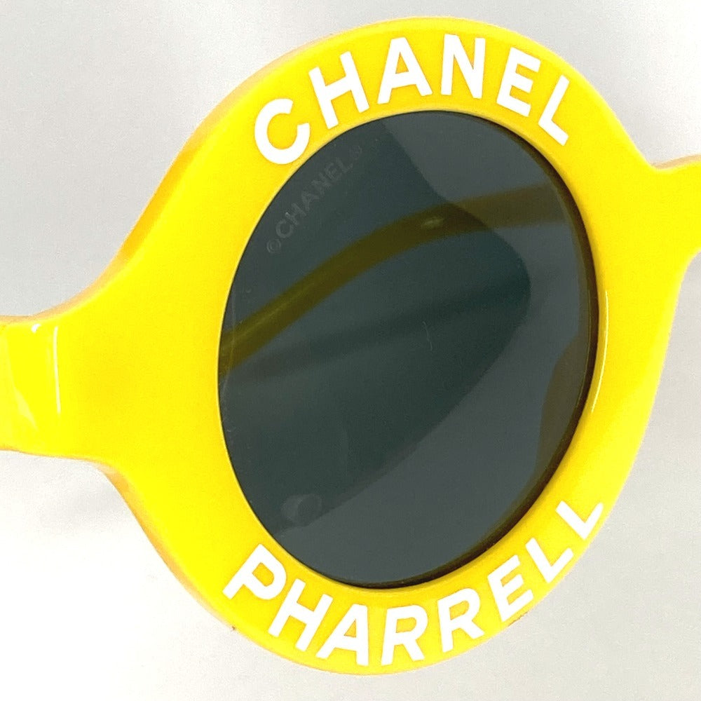 CHANEL 71314A Logo Pharrell Williams PHARREL Glasses Eyewear Glasses Sunglasses Plastic Women's Yellow