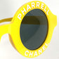 CHANEL 71314A Logo Pharrell Williams PHARREL Glasses Eyewear Glasses Sunglasses Plastic Women's Yellow
