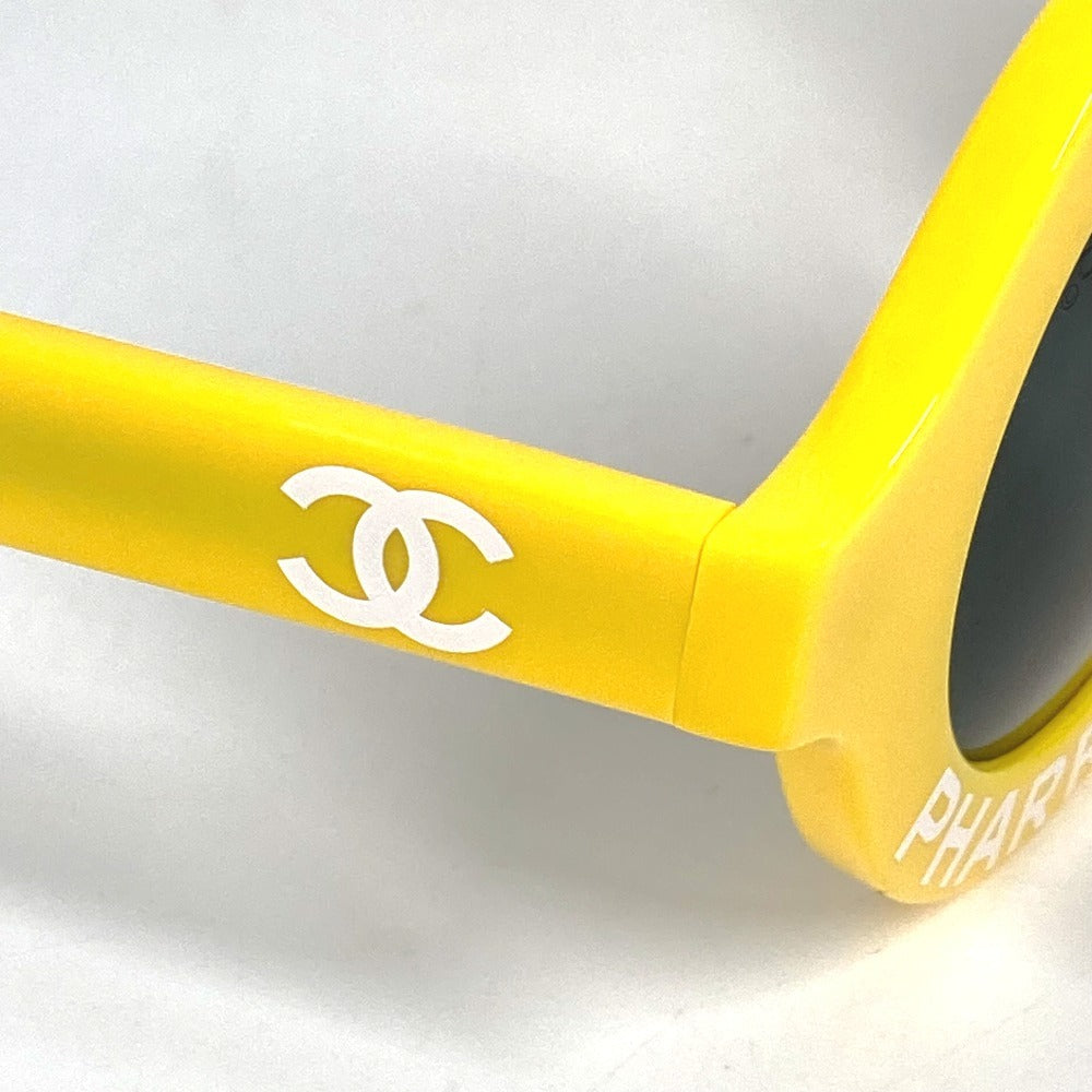 CHANEL 71314A Logo Pharrell Williams PHARREL Glasses Eyewear Glasses Sunglasses Plastic Women's Yellow